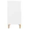 vidaXL Buffet blanc 57x35x70 cm bois d’ingénierie