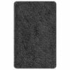 vidaXL Tapis de bain antid&eacute;rapant Gris fonc&eacute; 60 x 90 cm PP