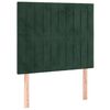 vidaXL Cadre de lit sans matelas vert fonc&eacute; 90x190 cm velours
