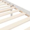 vidaXL Cadre de lit sans matelas blanc 120x200 cm bois massif