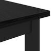 vidaXL table Ch&ecirc;ne noir 100 x 50 x 76,5 cm Bois d'ing&eacute;nierie et acier