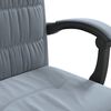 vidaXL Fauteuil inclinable de bureau Gris fonc&eacute; Velours