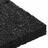 vidaXL Tapis de patio en granulat de caoutchouc Noir 6 x 9 x 1 cm