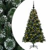 vidaXL Arbre de No&euml;l artificiel avec boules 120 cm 150 LED Blanc chaud