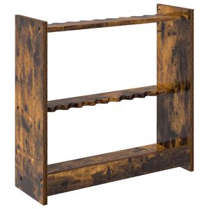 vidaXL Support de queue de billard Bois d'ing&eacute;nierie 60 x 20 x 57 cm