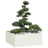 vidaXL Jardini&egrave;re blanc 100x100x40 cm acier