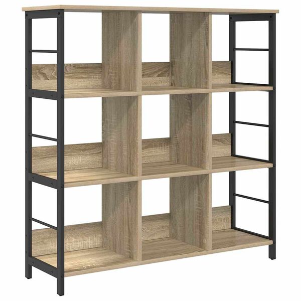 vidaXL &Eacute;tag&egrave;re Ch&ecirc;ne Sonoma 102 x 32 x 104,5 cm Bois d'ing&eacute;nierie