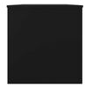 vidaXL Table basse noir 102x50x52,5 cm bois d'ingénierie