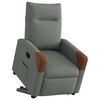 vidaXL Fauteuil inclinable Gris fonc&eacute; Tissu