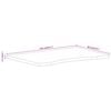 vidaXL Dessus de bureau avec courbe 140x60x2,5 cm manguier massif brut