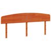 vidaXL T&ecirc;te de lit cire marron 180 cm bois massif de pin