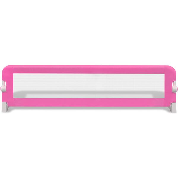 vidaXL Barrière de lit pour enfants 150x42 cm Rose