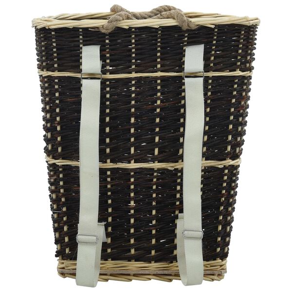 vidaXL Sac à dos bois de chauffage sangles de transport 50x44x58 cm