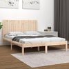 vidaXL Cadre de lit sans matelas 180x200 cm bois massif