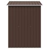 vidaXL Abri de stockage pour jardin Marron 204x132x186 cm Acier