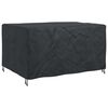 vidaXL Housse pour meubles Uni Noir 180 x 120 x 74 cm 210D