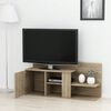 Homemania Meuble TV Duru 122x33,3x55 cm Noyer