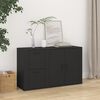 vidaXL Buffet Noir 100x33x59,5 cm Bois d'ing&eacute;nierie