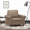 vidaXL Fauteuil Cappuccino 60 cm Similicuir