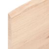 vidaXL &Eacute;tag&egrave;re murale 60x20x2 cm bois de ch&ecirc;ne massif non trait&eacute;