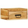 vidaXL Tables de chevet murales 2 pcs bois massif d'acacia