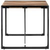 vidaXL Table à manger 80x80x75 cm bois massif