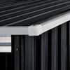 vidaXL Abri de jardin avec portes Anthracite 329,5x205x178 cm Acier