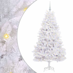 vidaXL Sapin de No&euml;l Artificiel &agrave; Branches Articul&eacute;es Blanc 180 cm
