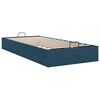 vidaXL Cadre de lit ottoman sans matelas bleu fonc&eacute; 80x200 cm velours