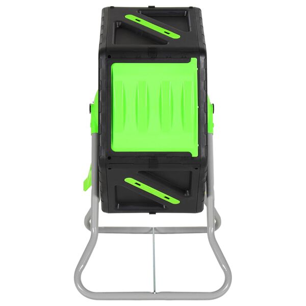 vidaXL Composteur à tambour 60x43x74 cm 70 L Polypropylène