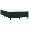 vidaXL Sommier &agrave; lattes de lit avec matelas vert fonc&eacute; 120x190 cm