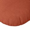 vidaXL Coussins de siège 2 pcs Rouge orange Ø 60 cm