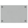 vidaXL Tableau noir magn&eacute;tique mural blanc 60x40 cm verre tremp&eacute;