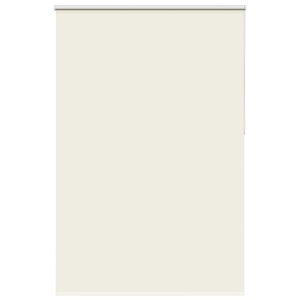 vidaXL Store enrouleur occultant blanc cass&eacute; 160x230 cm largeur tissu