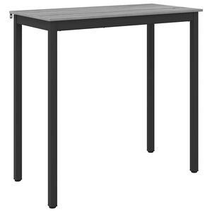 vidaXL Table de bar debout Bois d'ing&eacute;nierie Rectangulaire
