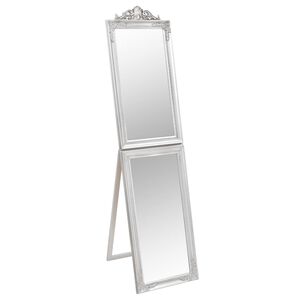 vidaXL Miroir sur pied Argent&eacute; 50x200 cm
