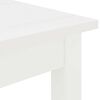 vidaXL Table de bar Blanc 110 x 55 x 105 cm Bois de pin massif