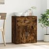 vidaXL Buffet ch&ecirc;ne fum&eacute; 60x31x70 cm bois d'ing&eacute;nierie