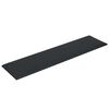 vidaXL Panneaux muraux 12 pcs Noir 60x15 cm Similicuir 1,08 m&sup2;