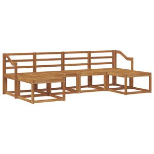 vidaXL Ensemble de canap&eacute;s d'ext&eacute;rieur 6 pcs Naturel Bois d'ing&eacute;nierie