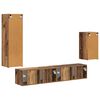 vidaXL Ensemble meuble TV 4 pcs Bois ancien Bois d'ing&eacute;nierie
