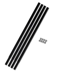 vidaXL Tube d'extension de tari&egrave;re de sol 4x1 m Raccord de tube Acier