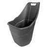 Nature Chariot &agrave; d&eacute;chets de jardin 65 L Gris
