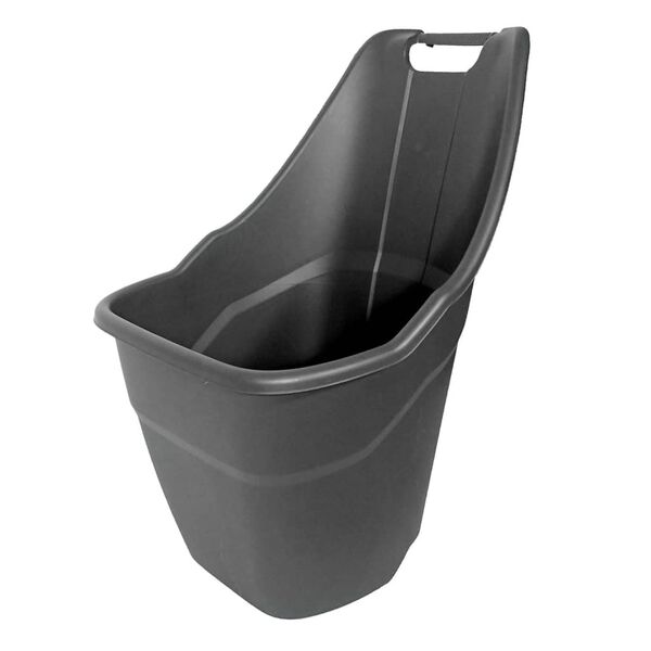 Nature Chariot &agrave; d&eacute;chets de jardin 65 L Gris