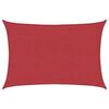vidaXL Voile d'ombrage 160 g/m&sup2; Rouge 2x3 m PEHD