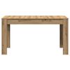 vidaXL Table à manger chêne artisanal 140x74,5x76 cm bois d'ingénierie