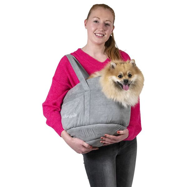 Jack and Vanilla Sac pour animaux de compagnie Coal M 50x45 cm