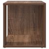 vidaXL Table d'appoint Ch&ecirc;ne marron 33x33x34,5 cm Bois d'ing&eacute;nierie