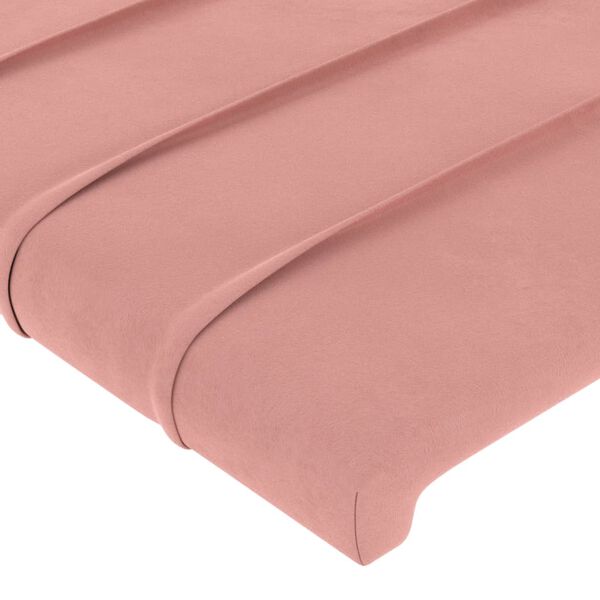 vidaXL T&ecirc;te de lit Rose 160x5x118/128 cm Velours