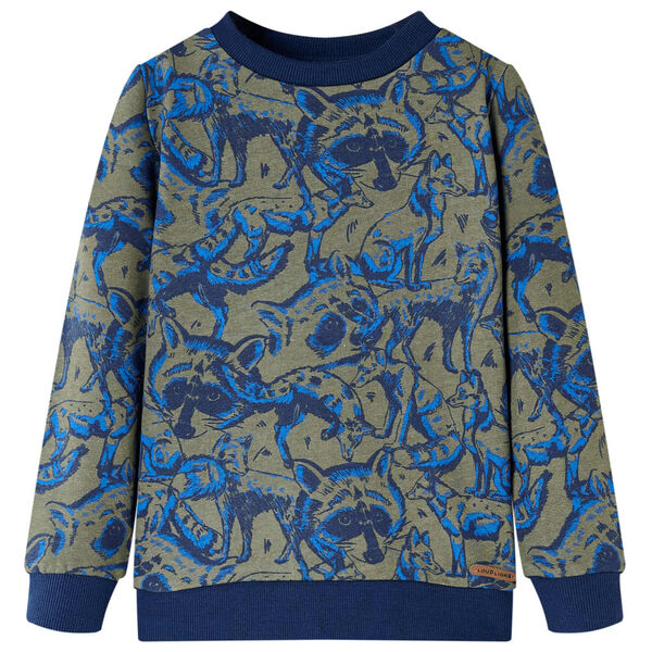 Sweatshirt pour enfants kaki 140